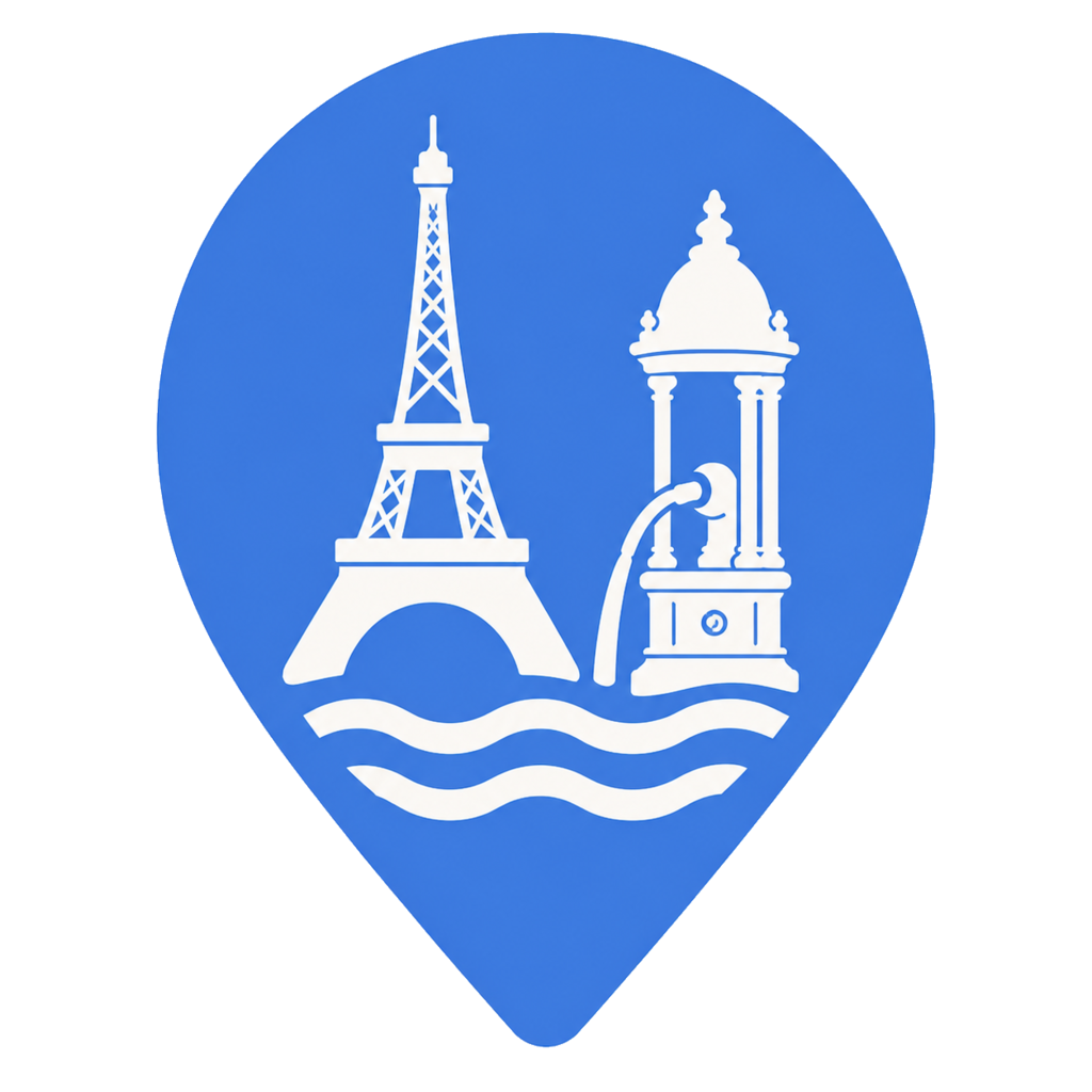Paris Water Map logo